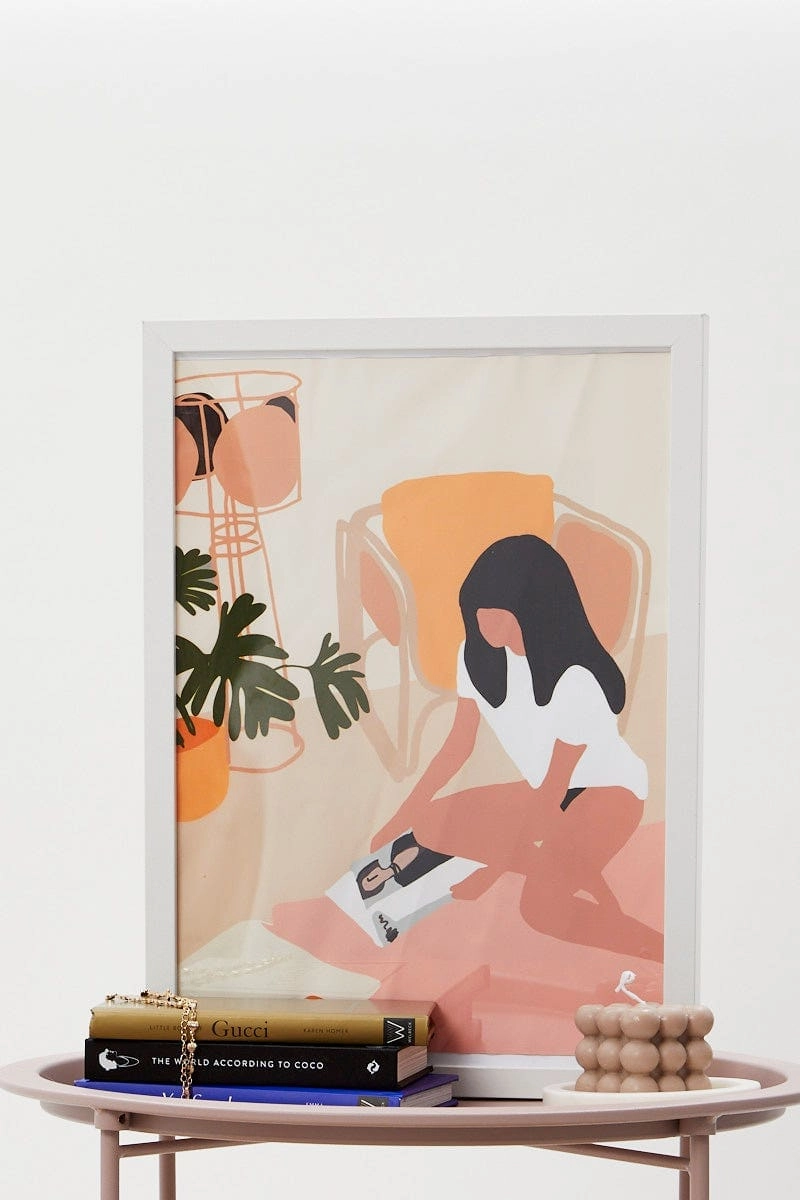 Print Girl Illustration Print A3 30Cm X 40Cm