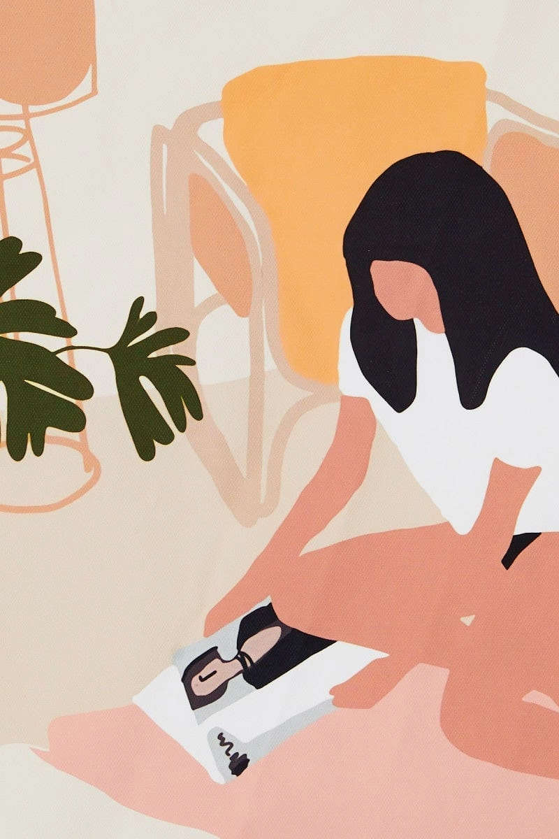 Print Girl Illustration Print A3 30Cm X 40Cm