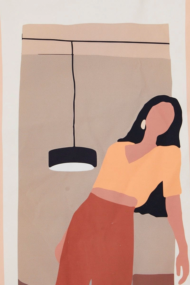 Print Girl Illustration Print A3 30Cm X 40Cm