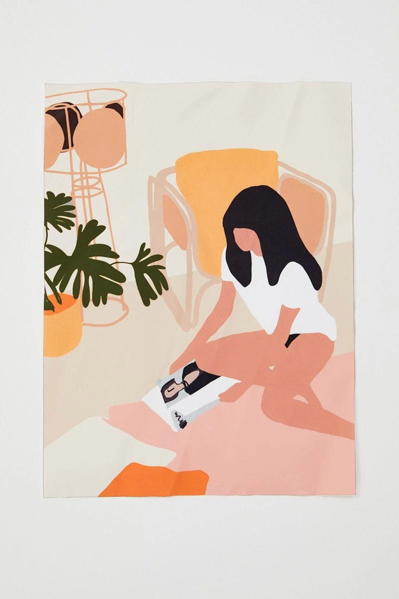 Print Girl Illustration Print A3 30Cm X 40Cm