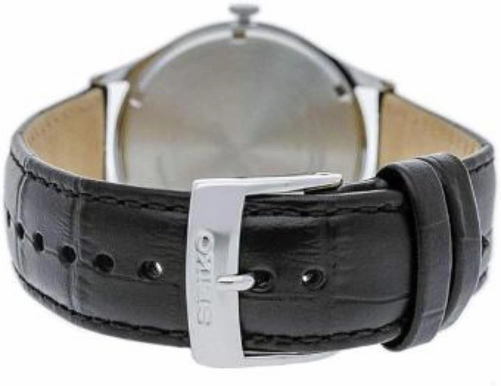 seiko SGEH77 Sapphire Black Dial Mens Watch