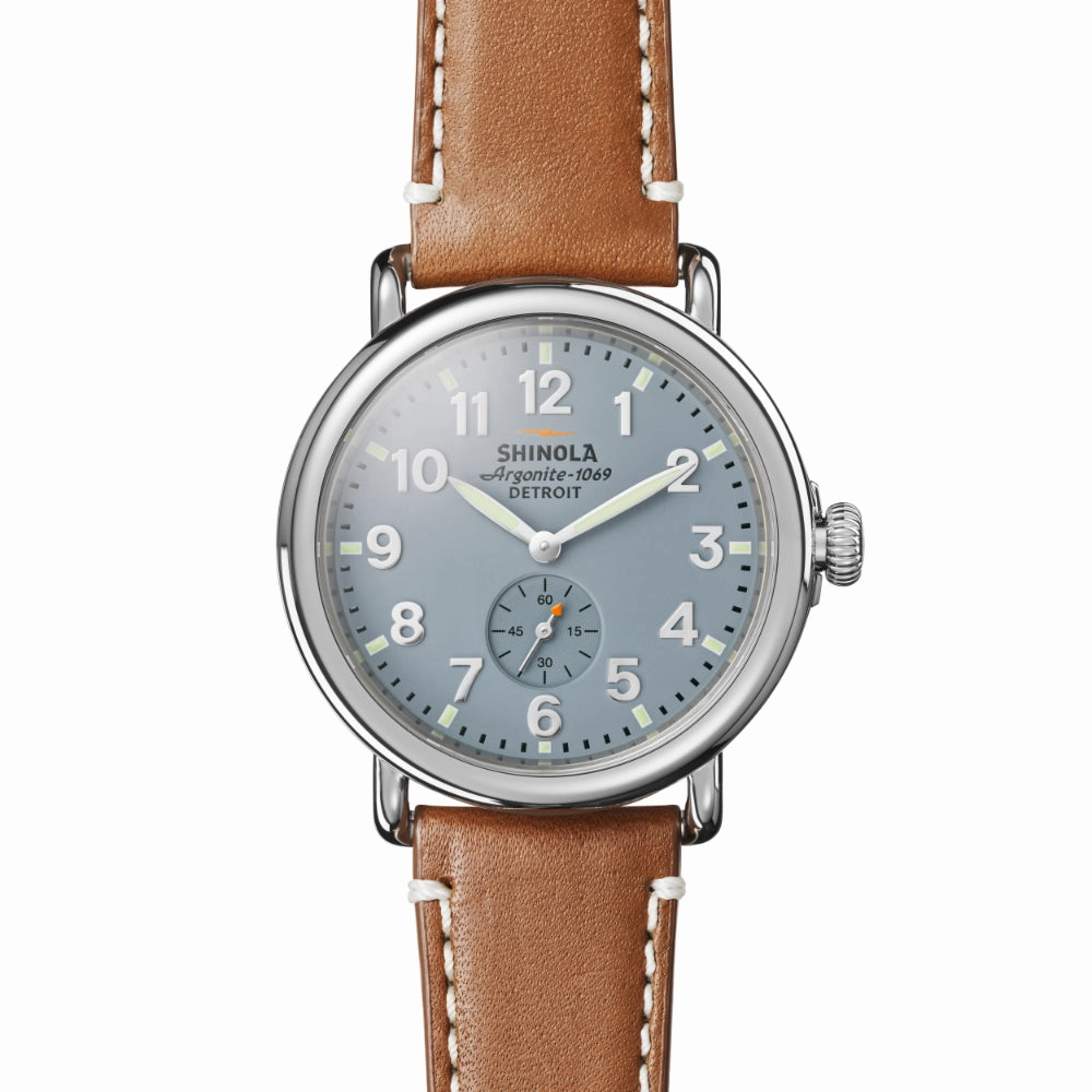 Shinola Gents 41mm Runwell-Slate Gray