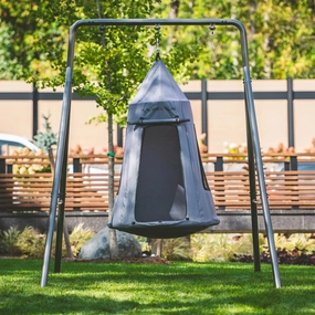 Single Swing Set With Tent Swing