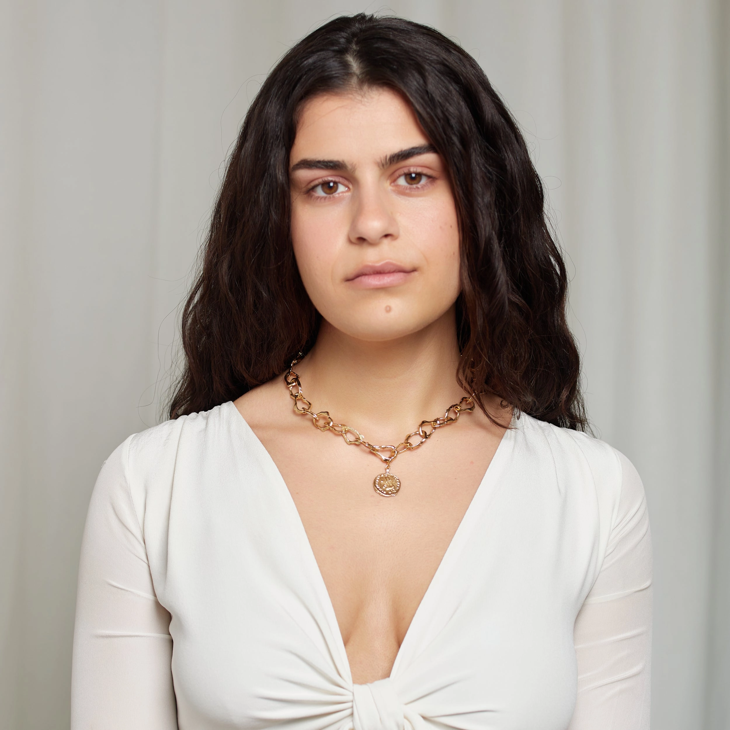 Terra Crafted Choker with Sophia Charm in Gold