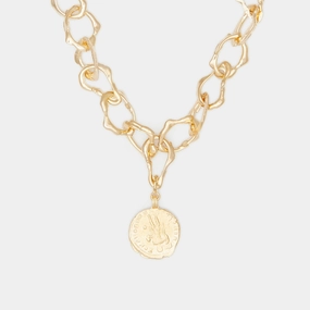 Terra Crafted Choker with Sophia Charm in Gold