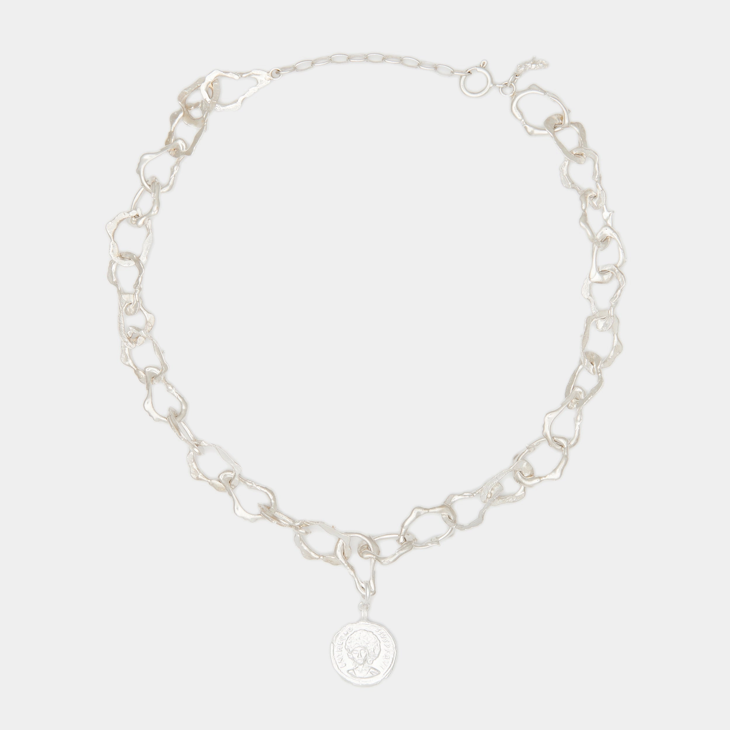 Terra Crafted Choker with Sophia Charm in Silver