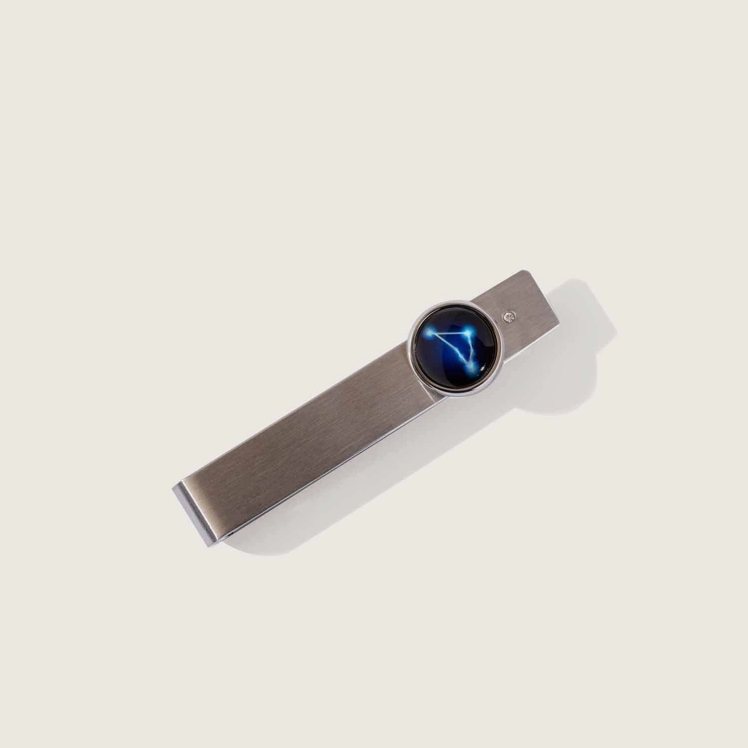 The Astral Tie Bar in Stainless Steel