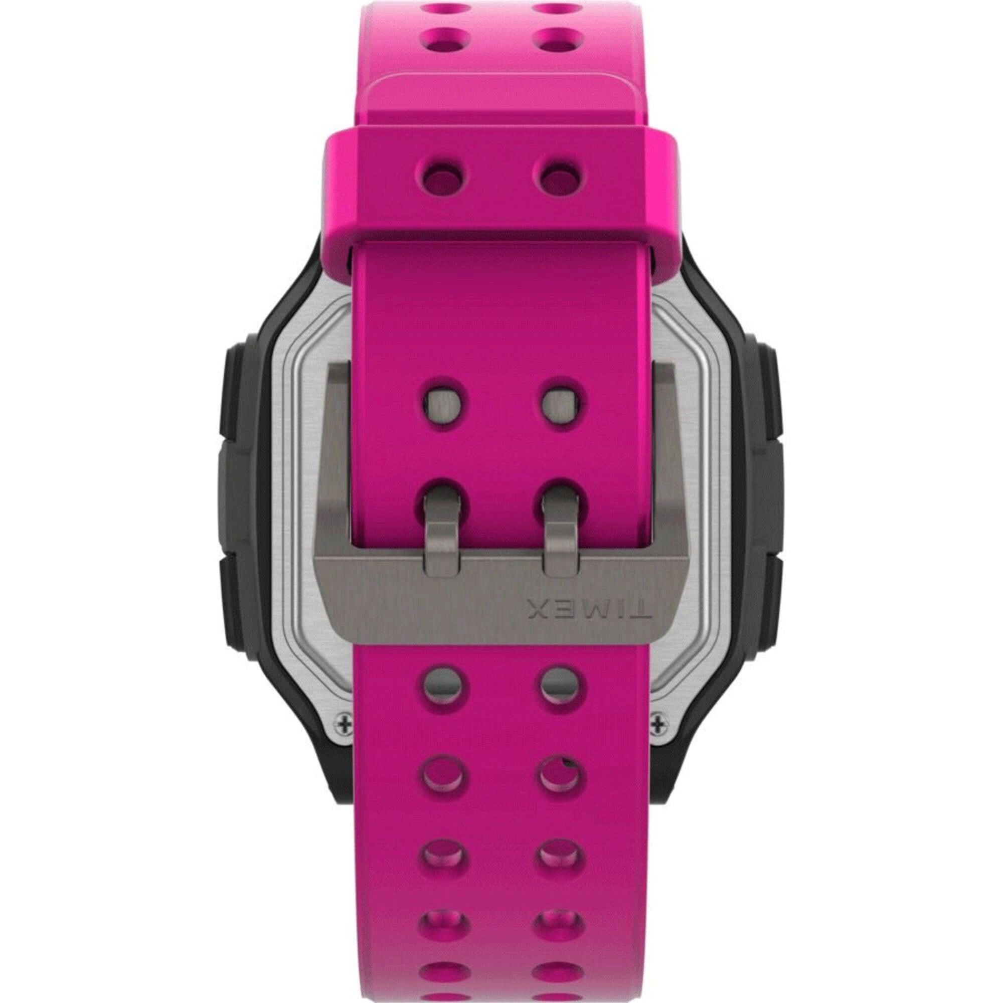 Timex Men's Watch - Command Urban Digital Dial Pink Resin Strap | TW5M29200VQ