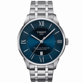 Tissot Chemin Des Tourelles Powermatic 80 Blue Dial 42mm Automatic Gents Watch T0994071104800