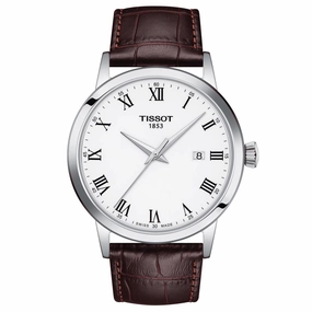 Tissot Classic Dream 42mm White Dial Gents Quartz Watch T1294101601300