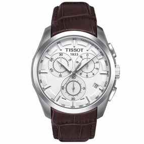 Tissot Couturier Chronograph 41mm Silver Dial Quartz Gents Watch T0356171603100