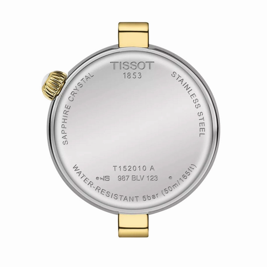 Tissot Desir 28mm MOP Dial Gold PVD Steel Quartz Ladies Watch T1520102211801