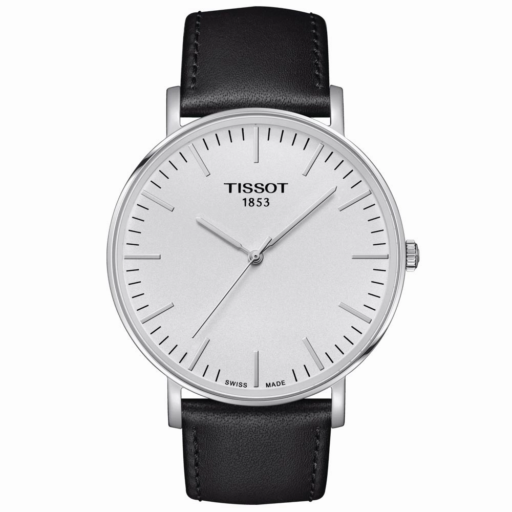 Tissot Everytime 42mm Silver Dial Gents Quartz Watch T1096101603100