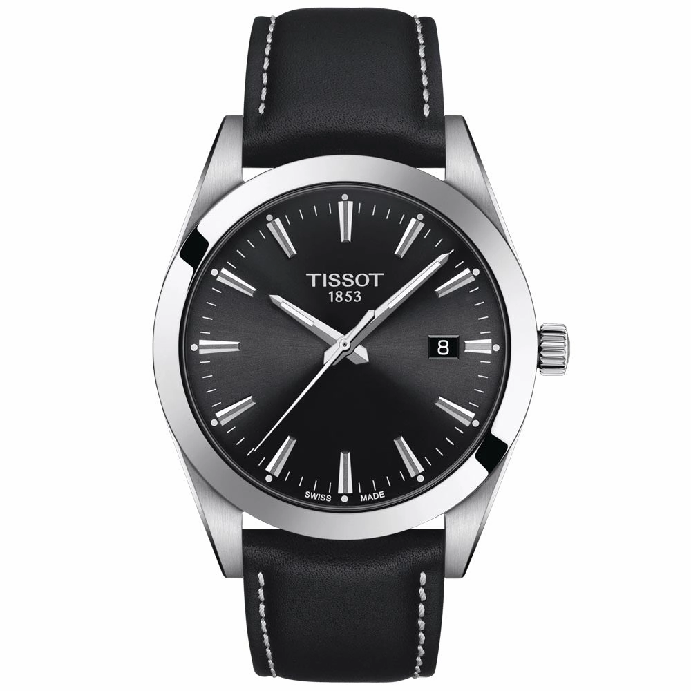 Tissot Gentleman 40mm Black Dial Gents Quartz Watch T1274101605100
