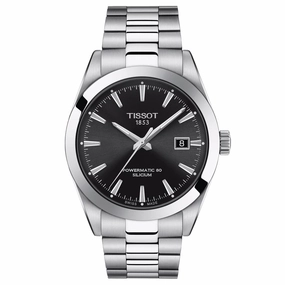 Tissot Gentleman Powermatic 80 Silicium 40mm Black Dial Automatic Watch Gents T1274071105100