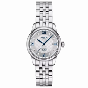 Tissot Le Locle Automatic Lady 20th Anniversary 29mm Silver Diamond Dot Dial Watch T0062071103601