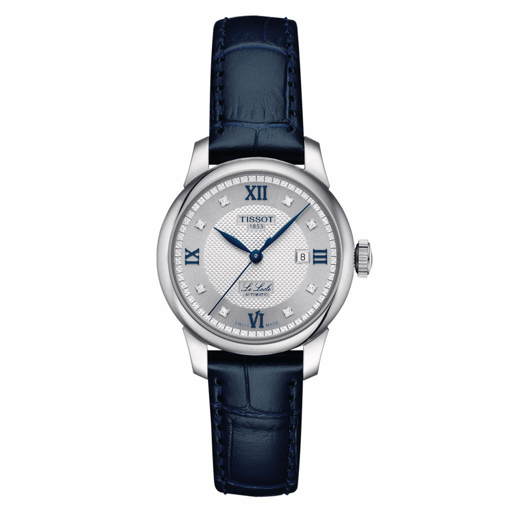 Tissot Le Locle Automatic Lady 20th Anniversary 29mm Silver Diamond Dot Dial Watch T0062071103601