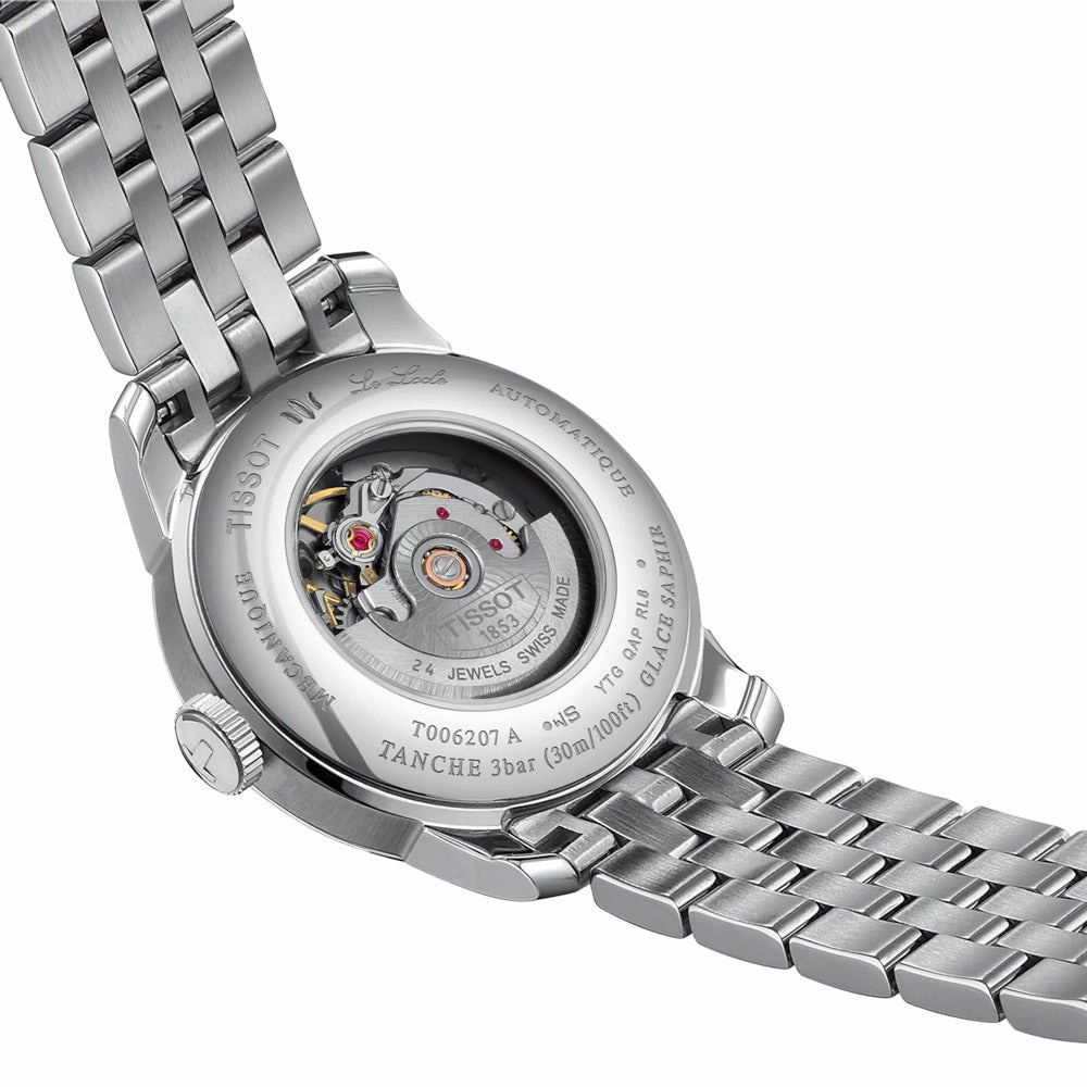 Tissot Le Locle Automatic Lady 20th Anniversary 29mm Silver Diamond Dot Dial Watch T0062071103601