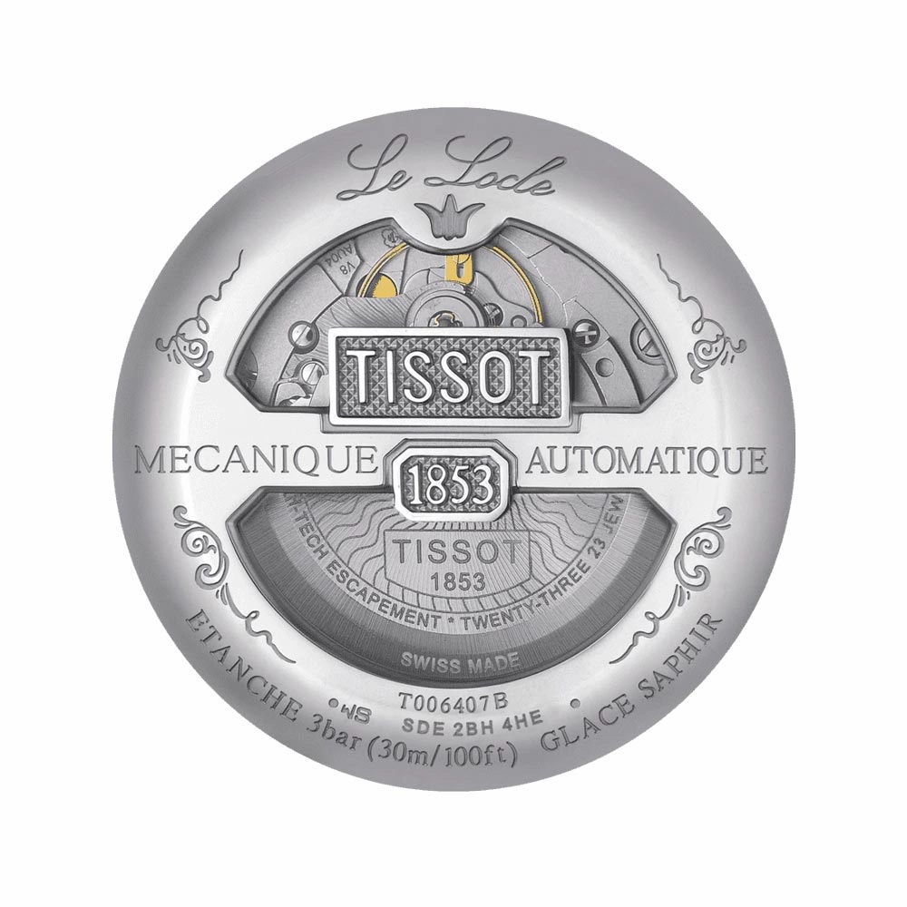 Tissot Le Locle Powermatic 80 Silver Dial 39.3mm Automatic Gents Watch T0064071103300