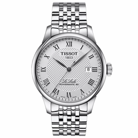 Tissot Le Locle Powermatic 80 Silver Dial 39.3mm Automatic Gents Watch T0064071103300