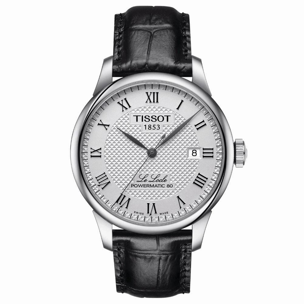 Tissot Le Locle Powermatic 80 Silver Dial 39.3mm Automatic Gents Watch T0064071603300