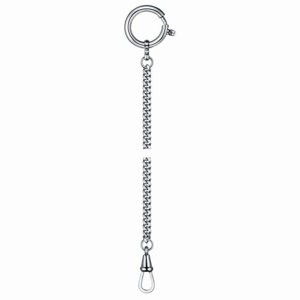 Tissot Lepine Mechanical Palladium Plated Brass 51mm Silver Embossed Dial Manual Wound Pocket Watch T8614059903300