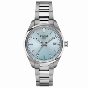 Tissot PR 100 34mm Ice Blue Dial Ladies Quartz Watch T1502101135100