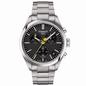 Tissot PR 100 Tour De France 40mm Black Dial Quartz Chronograph Gents Watch T1504171105100
