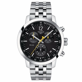 Tissot PRC 200 Chronograph 43mm Black Dial Gents Quartz Watch T1144171105700
