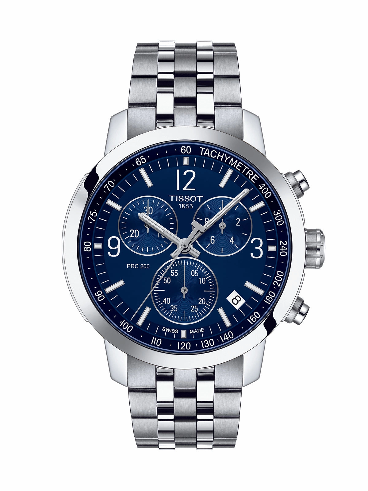 Tissot PRC 200 Chronograph Watch 43mm T114.417.11.047.00