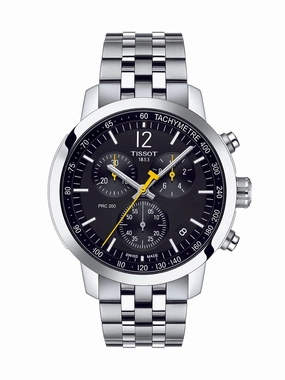 Tissot PRC 200 Chronograph Watch 43mm T114.417.11.057.00