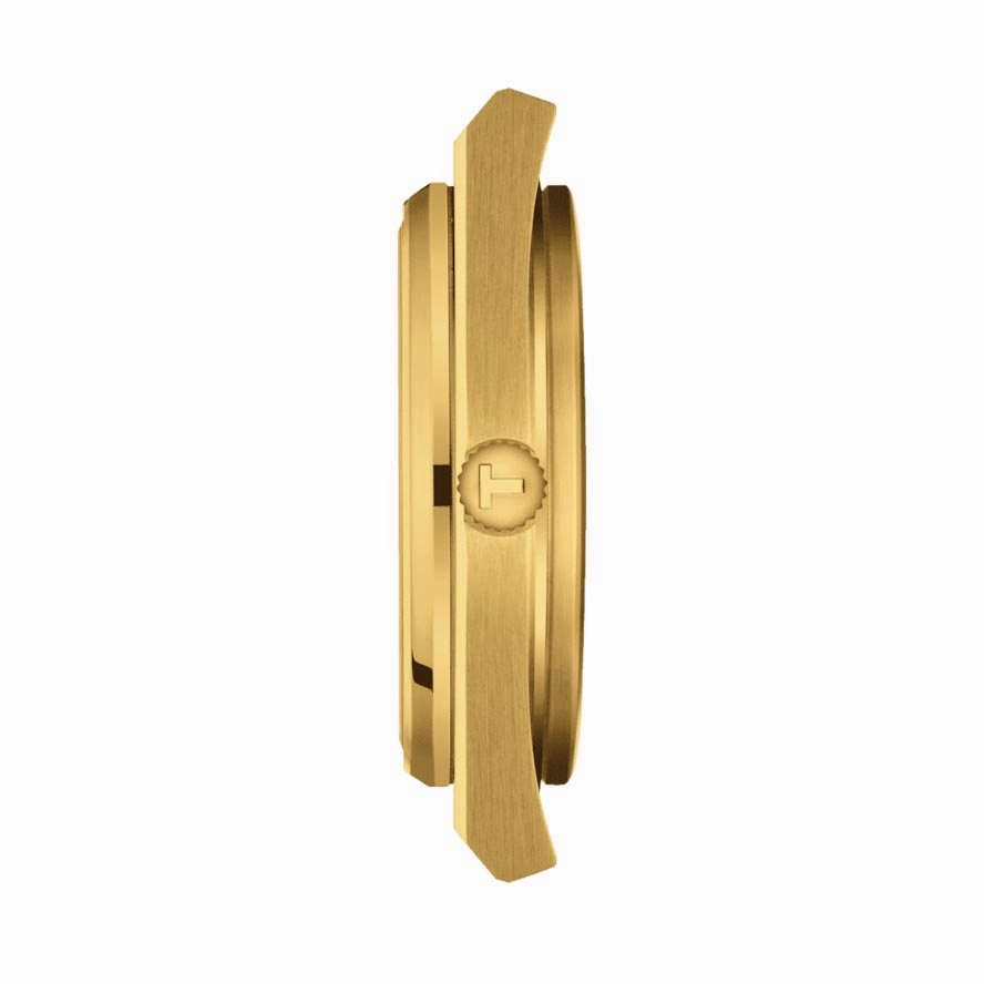 Tissot PRX Powermatic 80 Champagne Dial 40mm Gold PVD Steel Automatic Gents Watch T1374073302100