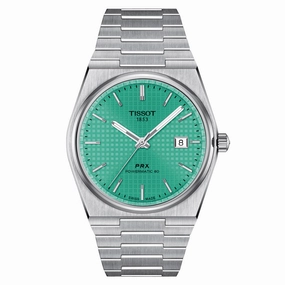 Tissot PRX Powermatic 80  Light Green Dial 40mm Automatic Gents Watch T1374071109101