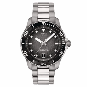 Tissot Seastar 1000 Powermatic 80 Black Dial 40mm Automatic Gents Watch T1208071105100