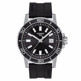 Tissot Supersport Gent 44mm Black Dial Quartz Watch T1256101705100