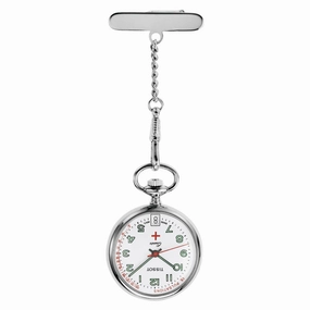 Tissot T-Pocket 30.1mm White Dial Chromium Plated Brass Pendant Watch T81722112