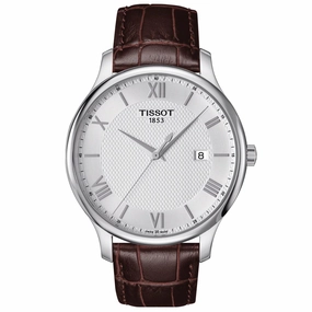Tissot Tradition 42mm Silver Dial Gents Quartz Watch T0636101603800