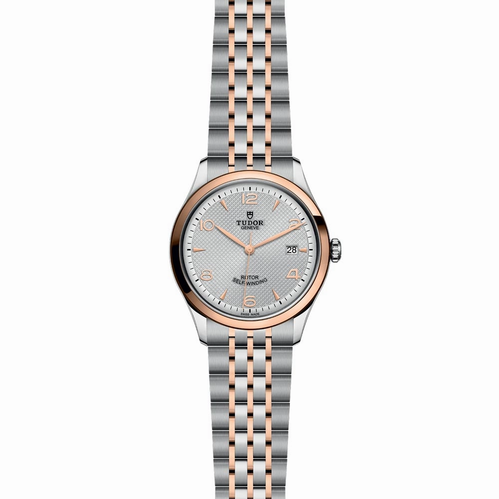 TUDOR 1926 39mm Silver Dial Steel & Gold Watch M91551-0001