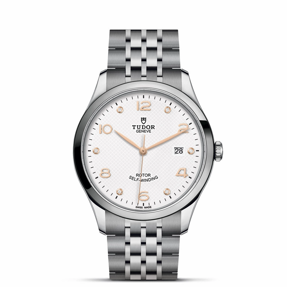 TUDOR 1926 41mm White Diamond Set Dial Gents Watch M91650-0013