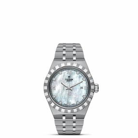 TUDOR Royal 28mm MOP Diamond Set Dial Ladies Watch M28300-0005
