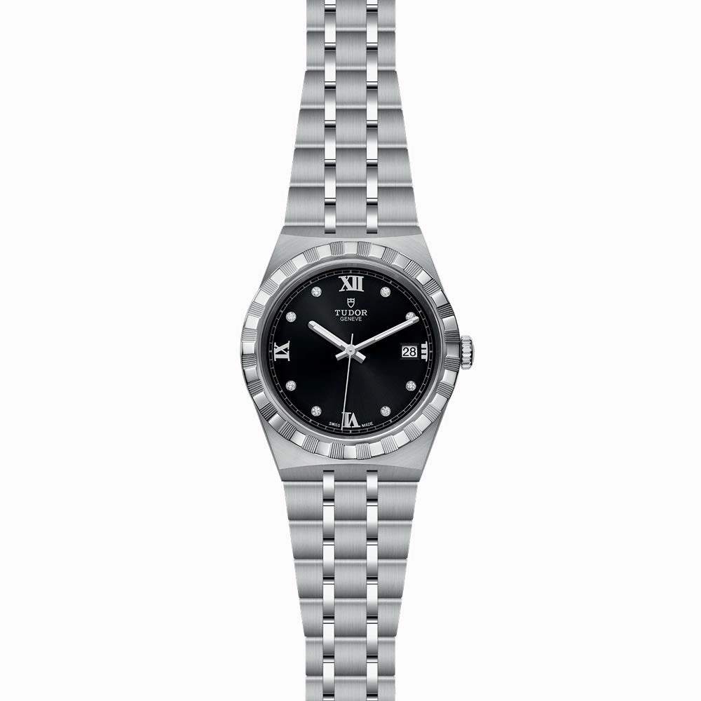 TUDOR Royal 38mm Black Dial Watch M28500-0004