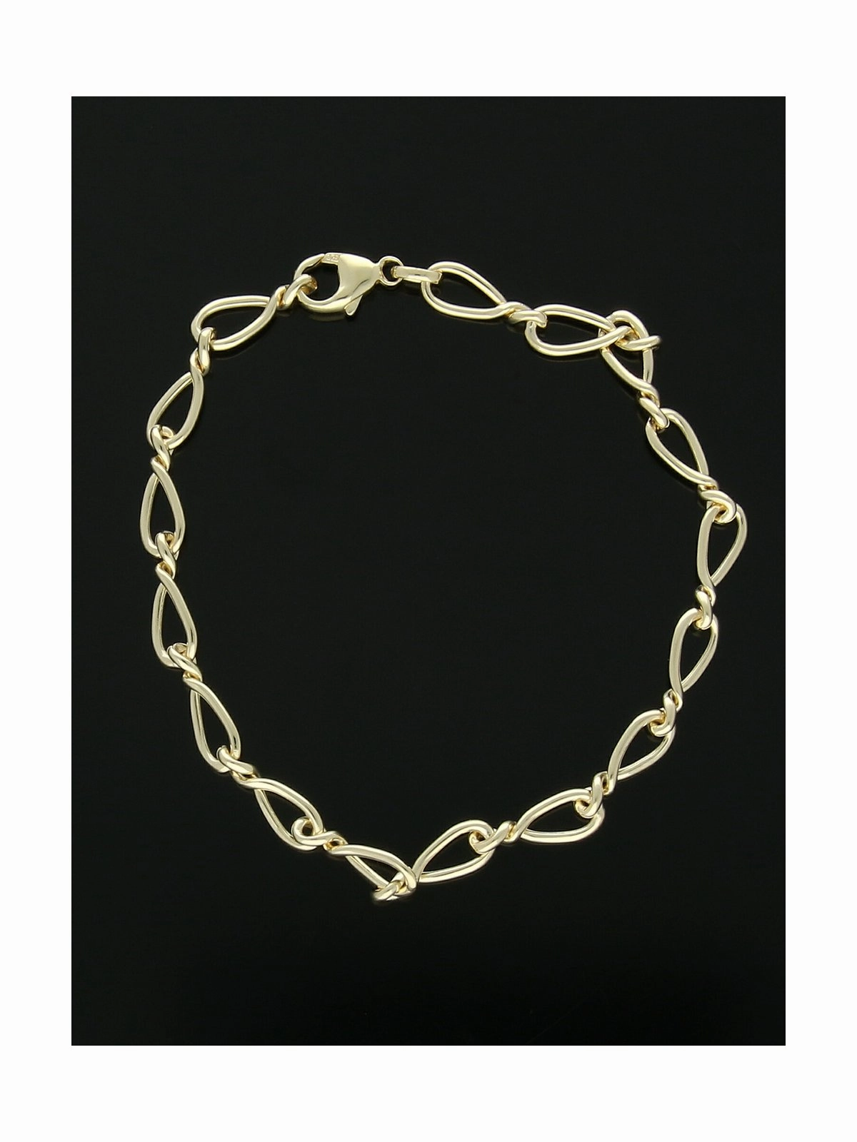 Twist Link Bracelet in 9ct Yellow Gold