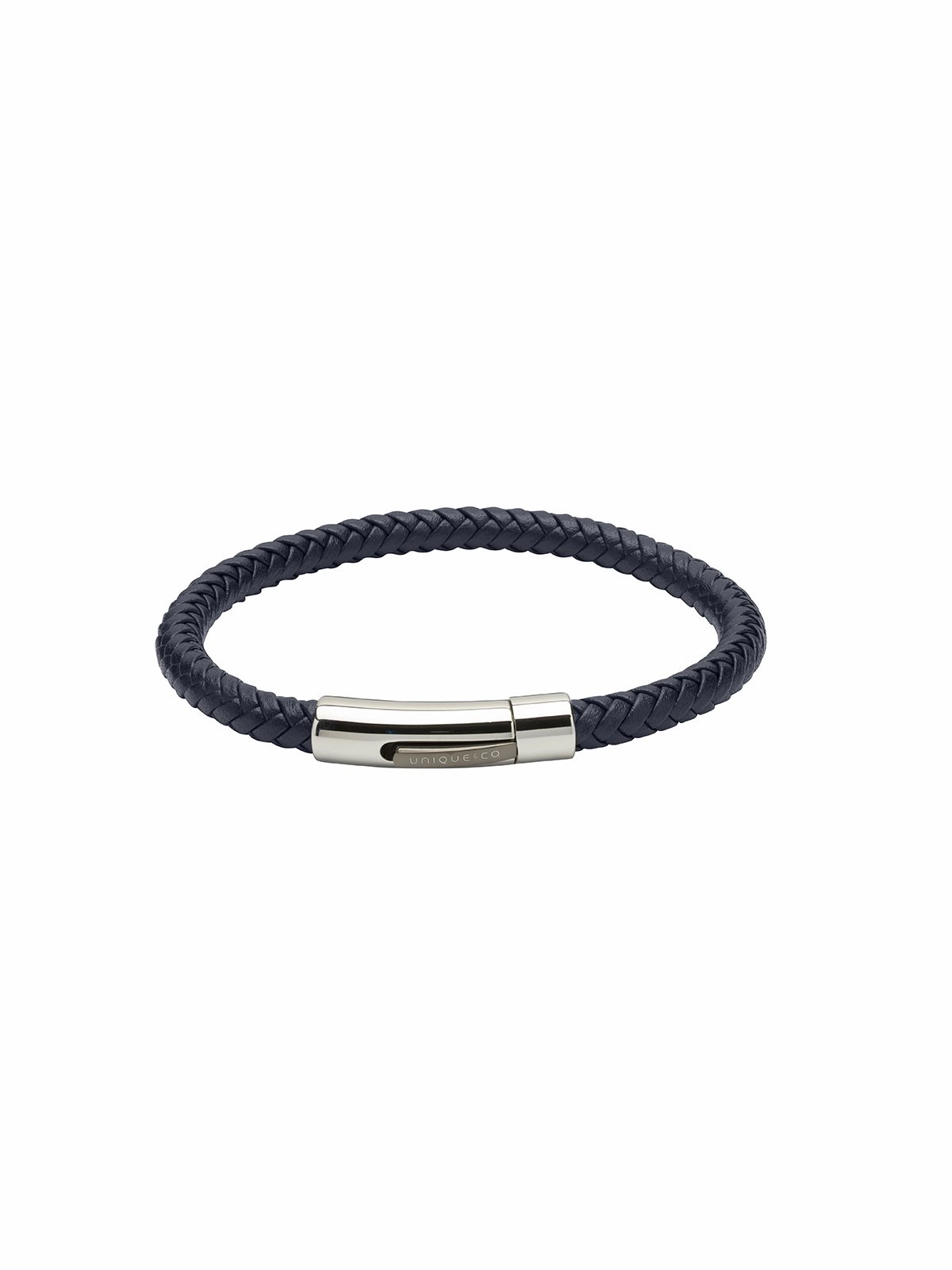 Unique & Co. 21cm Blue Leather Bracelet