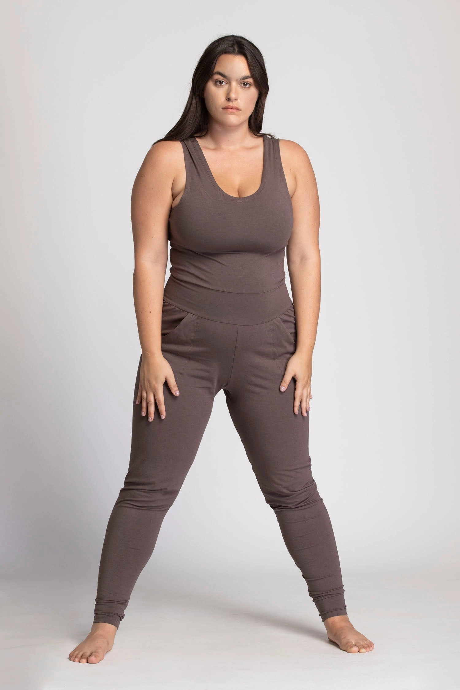 V Back Jumpsuit