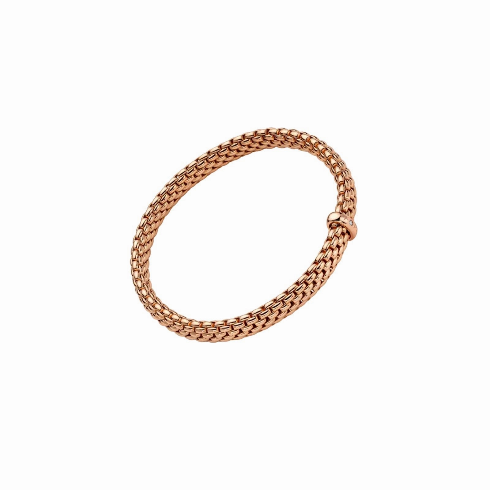 Vendome 18ct Rose Gold Diamond Flex'it Bracelet 01M02BX_BB_R_XRX