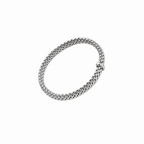 Vendome 18ct White Gold Diamond Flex'it Bracelet 01M02BX_BB_B_XBX