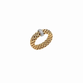 Vendome 18ct Yellow & White Gold Diamond Flex'it Ring 55902AX_BB_G