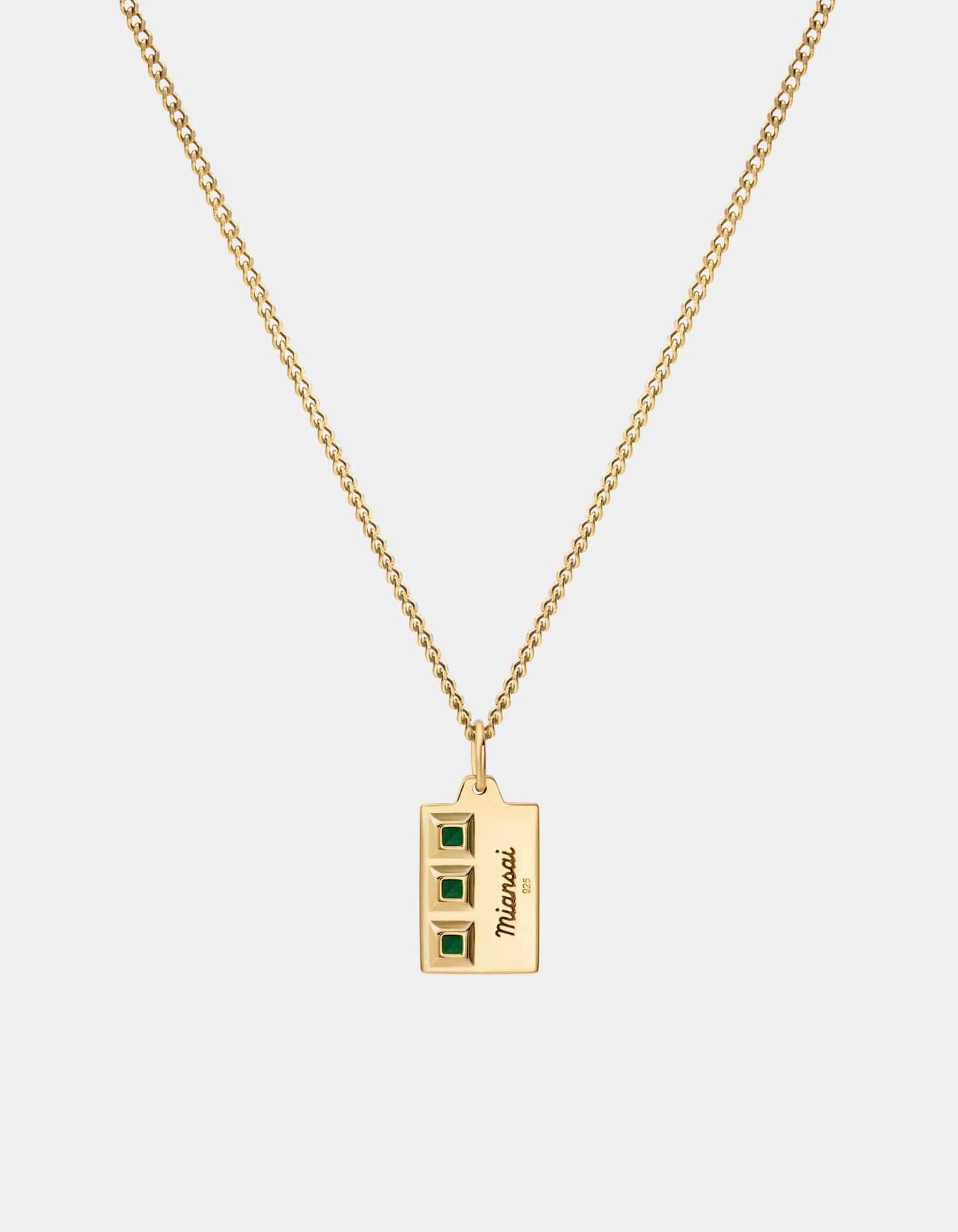 Virgil Agate Necklace, Gold Vermeil