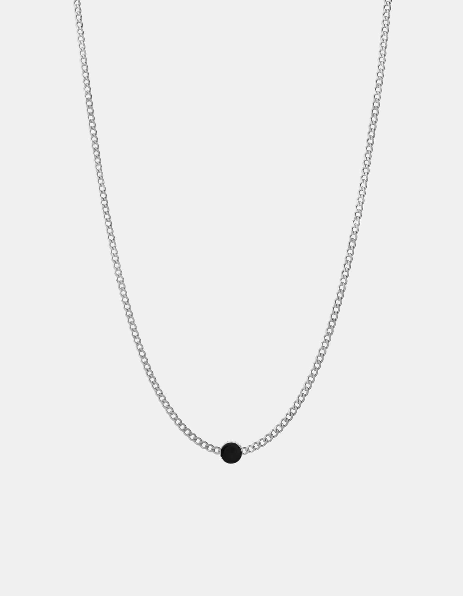 Volcan Type Chain Necklace, Sterling Silver