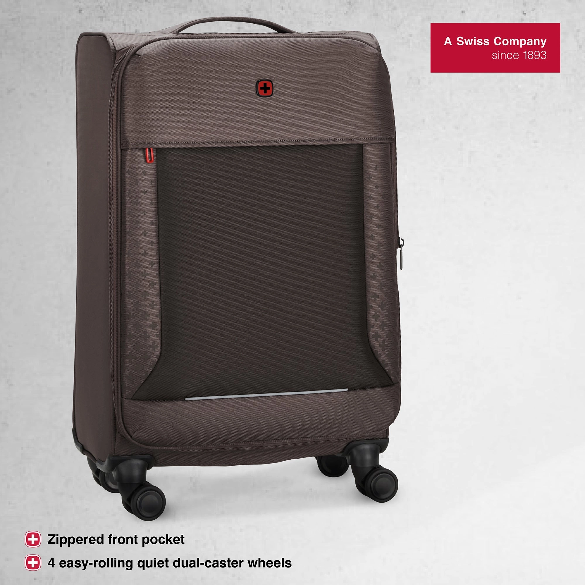 Wenger, Veric Medium Softside Case, Taupe, 66 Litres, Swiss designed